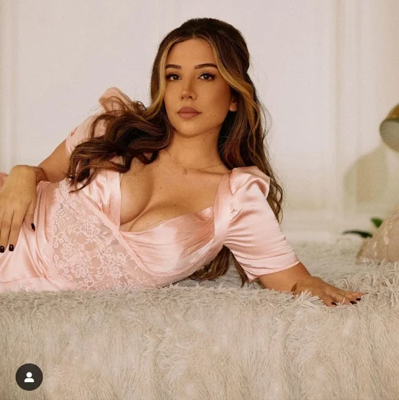 House of CB Pink Lace Detail Dress - Picture 5 of 7